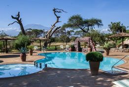 Swimming Pool at Sentrim Amboseli Lodge